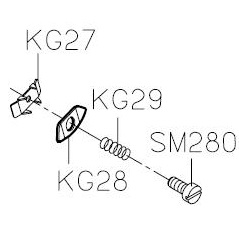 Jack 798 Нитенаправитель игловодителя 275011A  (KG27+KG28+KG29+SM280)