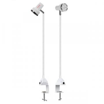 Лампа DS-28 K 75см White(6.0W, 100-240V,  регулировка яркости, на струбцине)